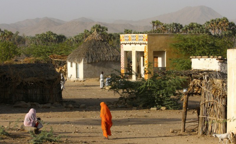 Ein Dorf in Eritrea