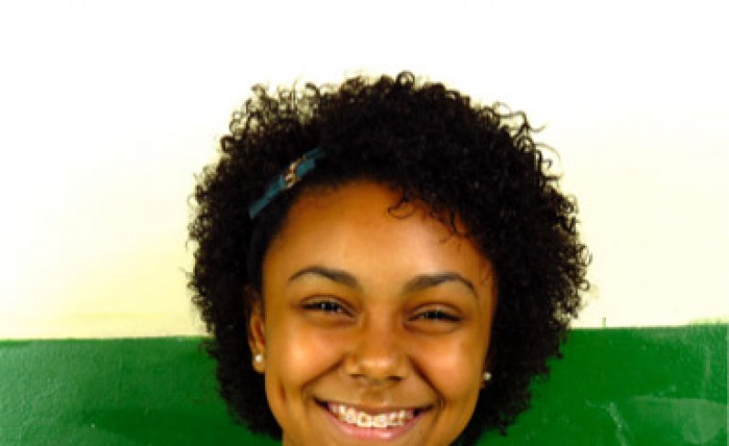 Suellen, a child from the project Uere in Rio de Janeiro