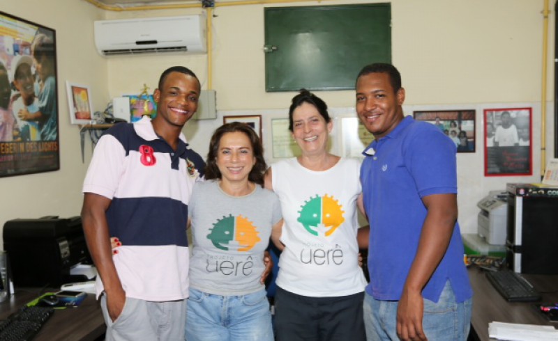 Das Team des Projektes Uere in Rio de Janeiro