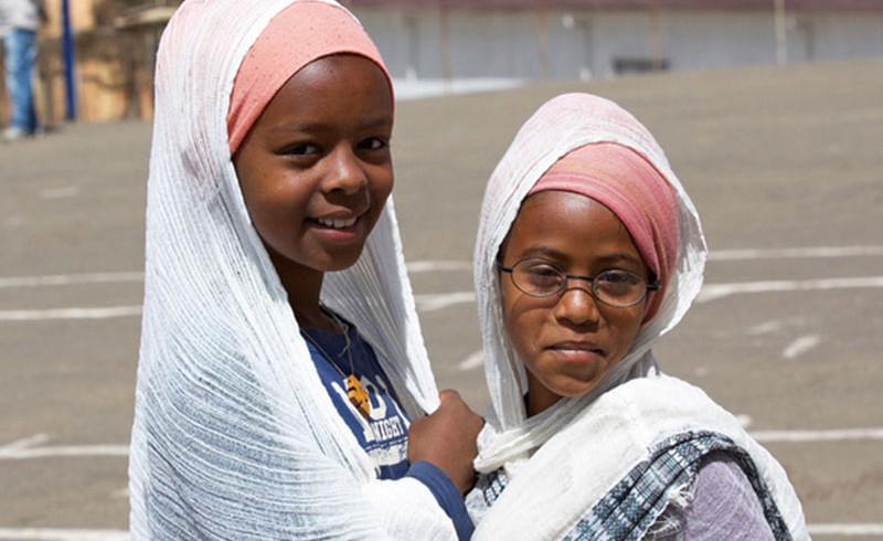 Two girls from Eritrea