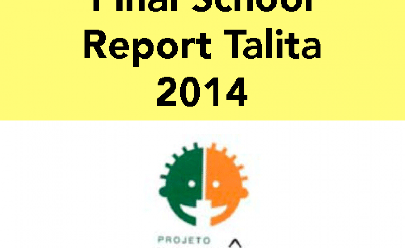 Abschlusszeugnis von Talita für 2014